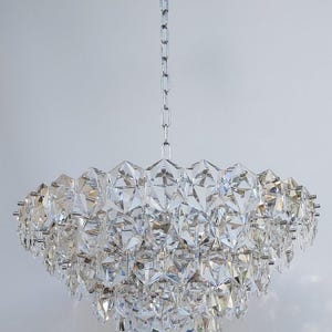 Vintage Mid Century modern Murano glass chandelier