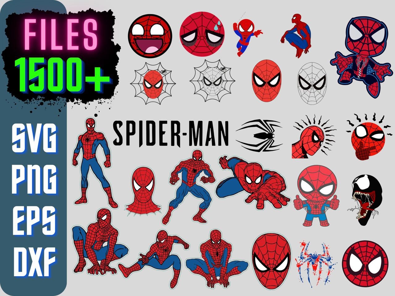 Spiderman Svg, Spiderman Face Heart San Valentino, Cuore Svg