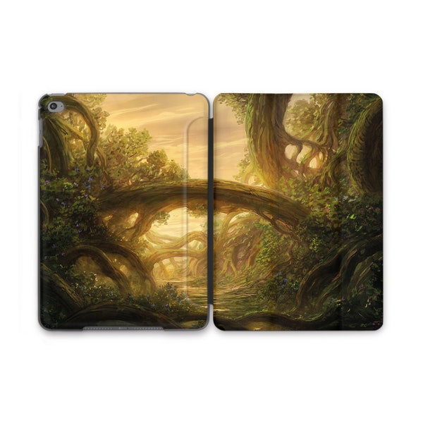 Fantasy Woods World iPad Air 3 Hülle iPad Air 2 Hülle Forest Art Case iPad 12 9 2022 M2 iPad Pro 11 iPad 10 5 Hülle iPad Mini 4 5 3 2 1