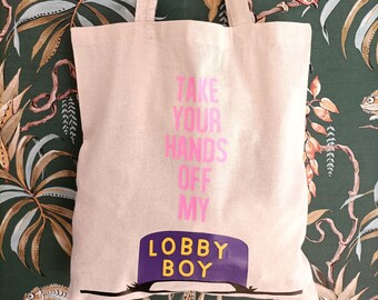 Tote bag/ Lobby boy/ Le Grand Budapest Hotel/ Zero/ Sac en coton illustré/ Sac femme