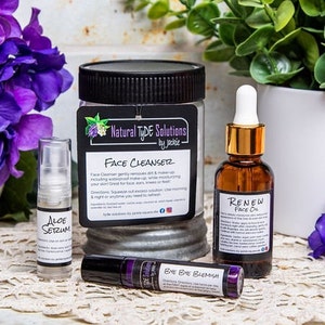 Skincare system, natural, gentle & easy way to bringing out glowing beauty, keep skin clean, clear acne, deep moisturizing facial treatment