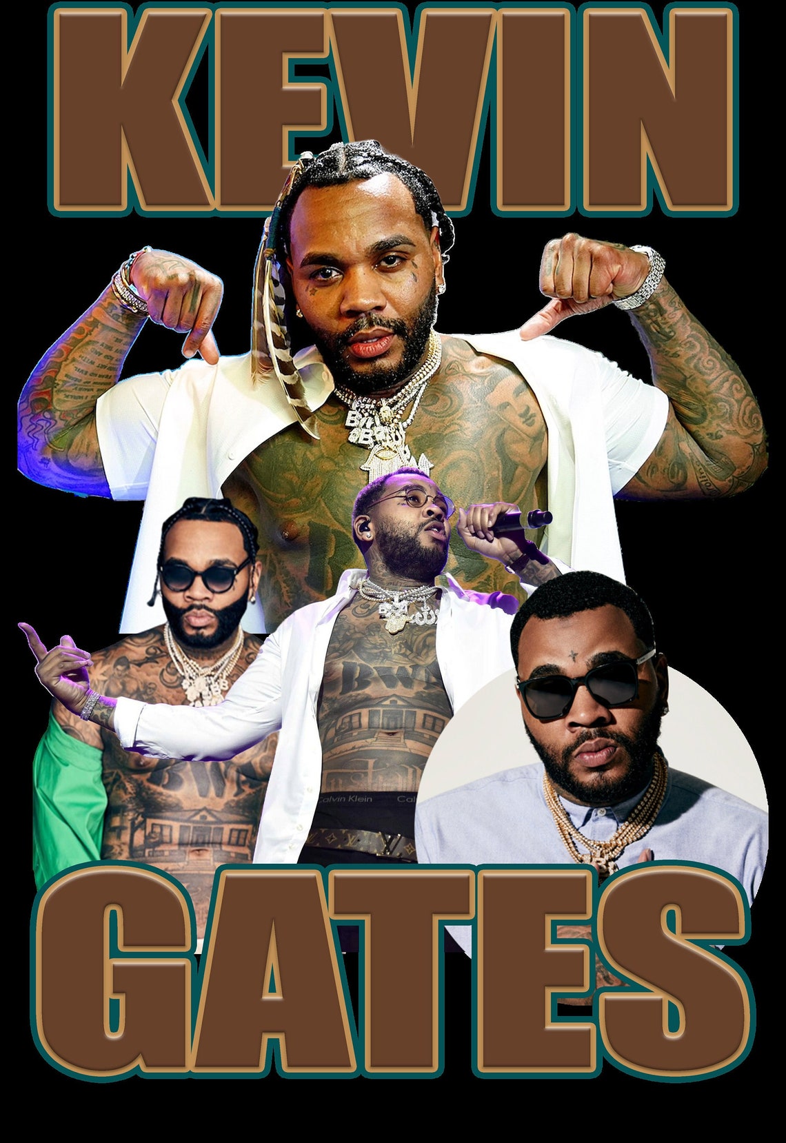 Kevin Gates Concert Tshirt Etsy