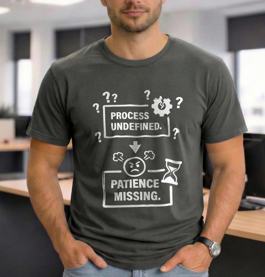 Process Undefined Patience Missing Camiseta Dev Humor Programmer Tech ...