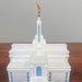 LDS Temple 3D Print With Moroni - Etsy