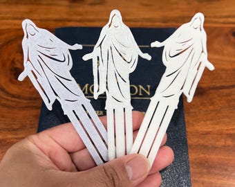LDS bookmarks; christus bookmarks; temple bookmarks; customize LDS bookmarks; 10.99 for a pack of 12 bookmarks