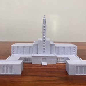 LDS Temple 3D Print With Moroni - Etsy