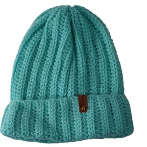 Charming Thick Brim Crochet Beanies. No Muffs Needed winter Hats