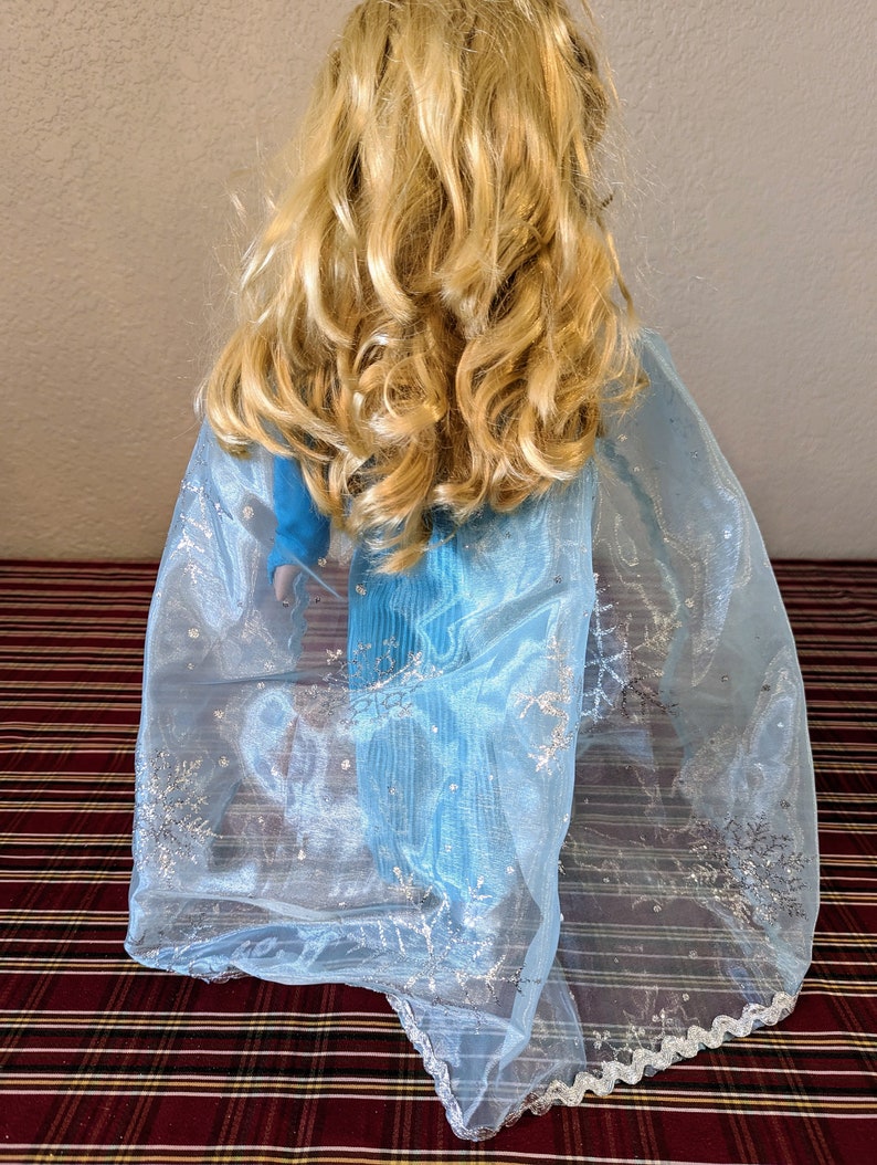 Elsa de Disney de Frozen hecha a mano para muñeca de 18 pulgadas imagen 2