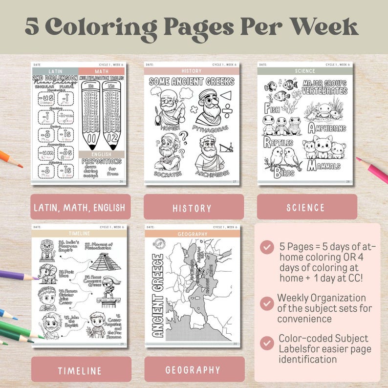 CC Cycle 1 Coloring Book Gift for CC Student Classical Conversations ...