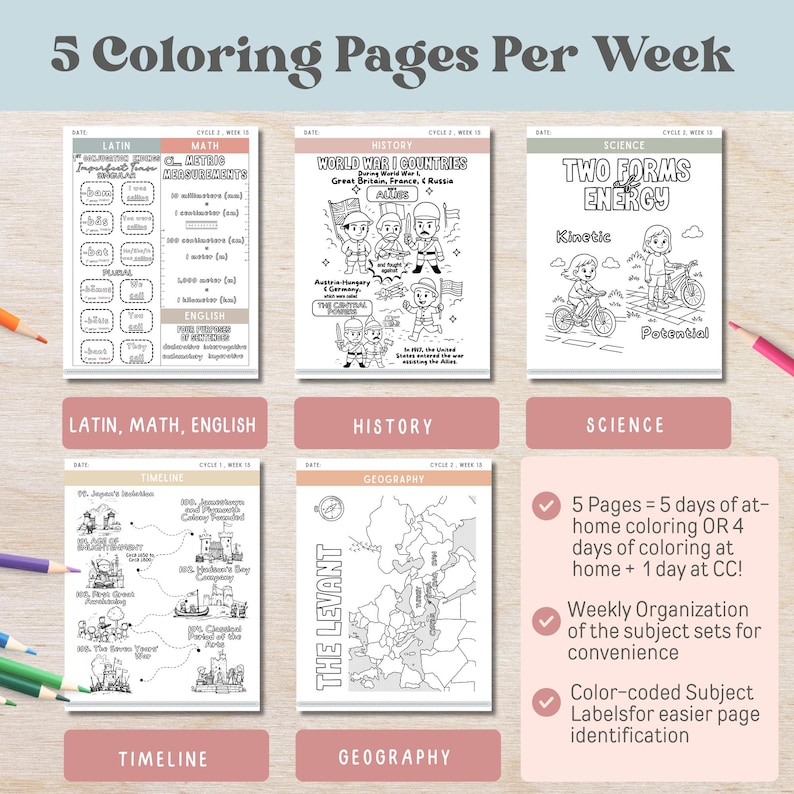 CC Cycle 2 Coloring Book Gift for Classical Conversations Student CC ...