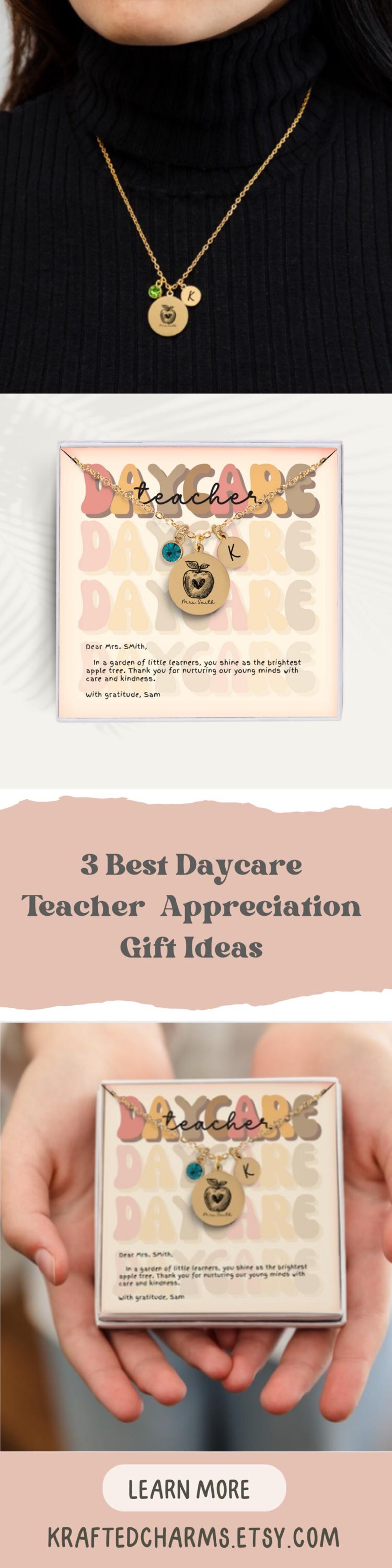 Personalized Daycare Teacher Gift for Daycare Teacher Appreciation ...