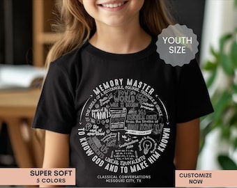 Personalized CC Cycle 2 Memory Master Youth Shirt Gift for Memory Master Student Tee CC End of Year Gift Cycle 2 Memory Work T-Shirt Facts