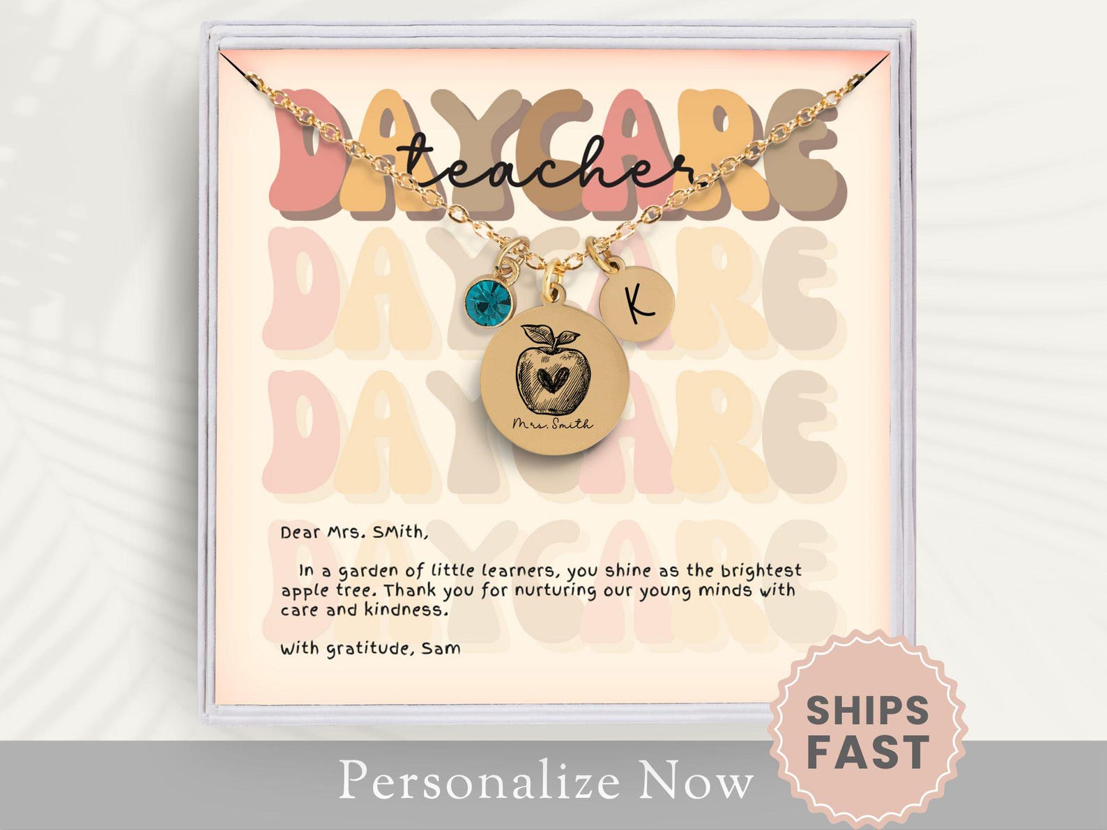 Personalized Daycare Teacher Gift for Daycare Teacher Appreciation ...