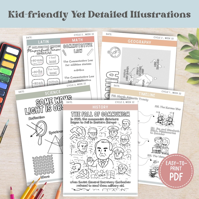 CC Cycle 2 Coloring Book Gift for Classical Conversations Student CC ...