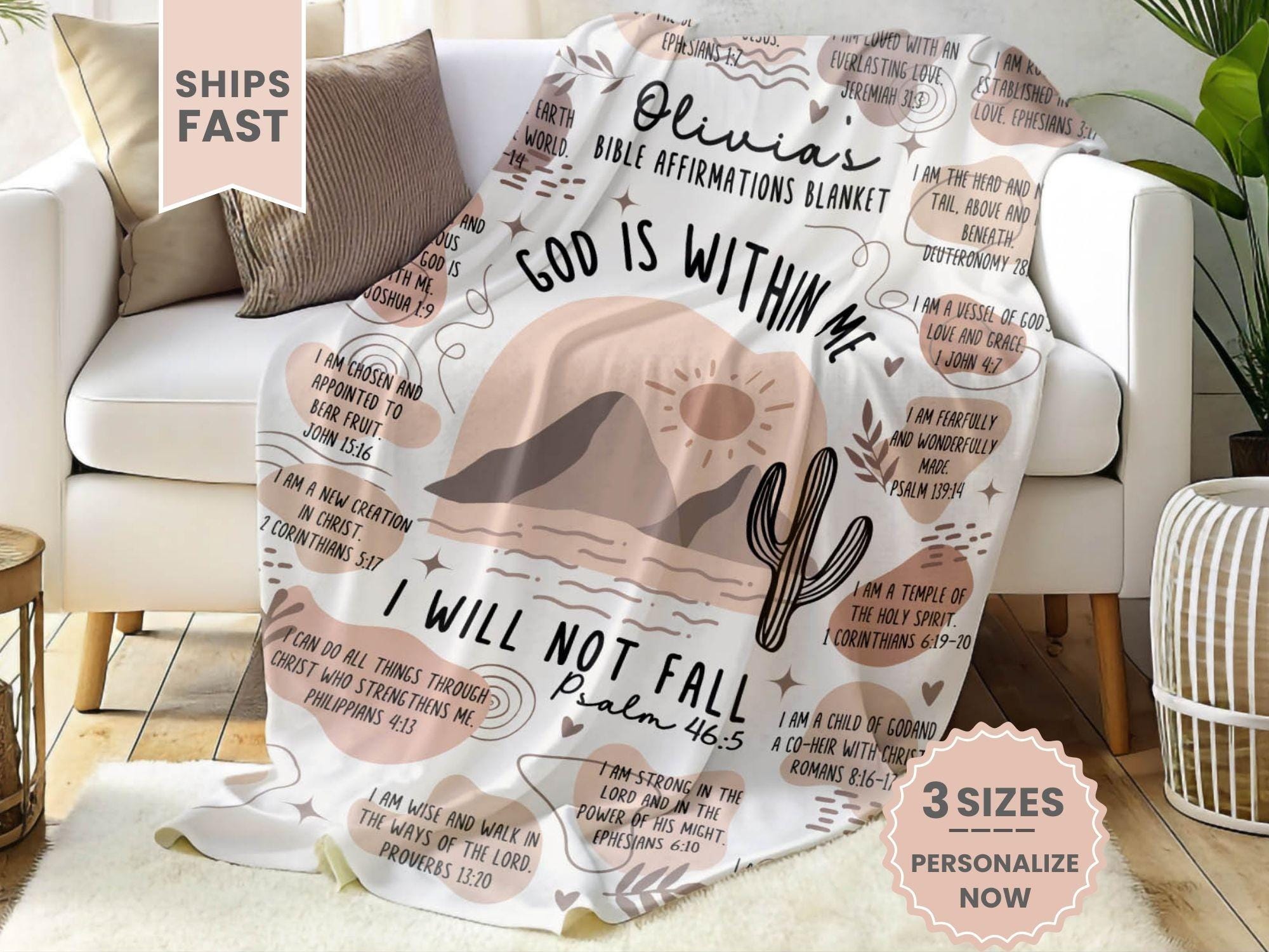 Christian Graduation Blanket - Etsy