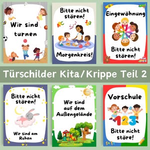  6 Daycare Door Signs Nursery Door Signs Templates for Educators Daycare 