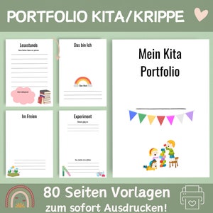 Portfolio Vorlagen | Vorlagen für Erzieher | Vorlagen Portfolio Krippe | Portfolio Vorlagen Kindergarten | Vorlagen Portfolio für Erzieher
