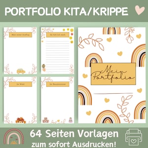 Portfolio templates for educators | Portfolio templates for nurseries | Portfolio templates for kindergartens | Portfolio for daycare centers | 64 templates for portfolios