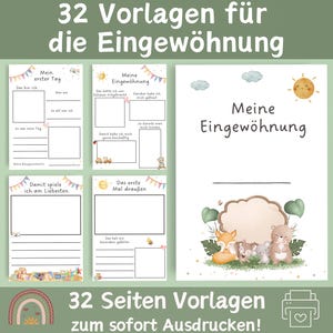 Portfolio Eigenwöhnung | Vorlagen für Erzieher | Portfolio Vorlagen Krippe | Portfolio Kindergarten | Portfolio Kita | Portfolio Vorlagen