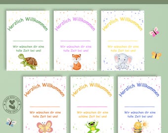 Portfolio Welcome Template | Educator Template | Kindergarten Portfolio Templates | Kindergarten Templates | Kindergarten Portfolio | PDF