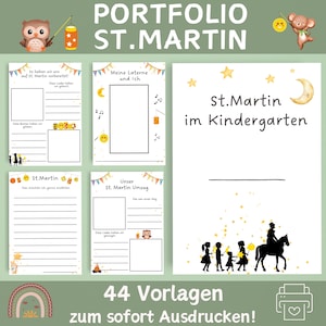 St. Martin&#39;s Portfolio | Templates for Educators | Nursery Portfolio Templates | Kindergarten Portfolio | Kindergarten Templates | Nursery Portfolio