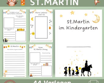 St. Martin's Portfolio | Templates for Educators | Nursery Portfolio Templates | Kindergarten Portfolio | Kindergarten Templates | Nursery Portfolio
