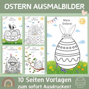 Portfolio Easter coloring pages | Kindergarten portfolio spring | Template portfolio nativity scene | Templates educators | Portfolio Easter