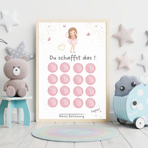 Reward chart for girls | Reward chart for toddlers | Reward system | Potty training | Reward chart for children