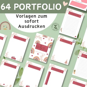 Portfolio templates | Templates for educators | Portfolio templates for nurseries | Portfolio kindergarten | 64 portfolio daycare centers | Portfolio templates