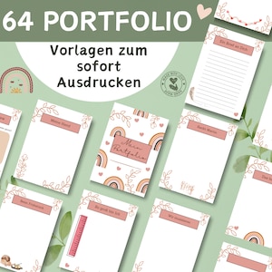 Portfolio templates for educators | Portfolio templates for kindergarten/nursery | Portfolio templates | 64 portfolio templates for the daycare center