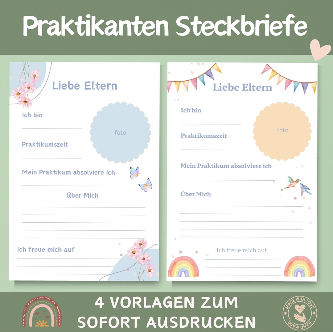  Praktikanten Steckbriefe 
