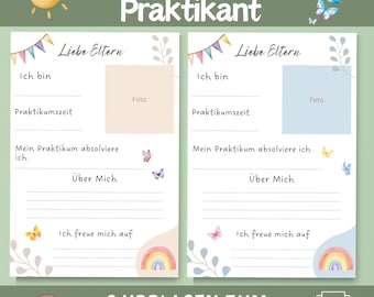 2 Intern Profiles | Educator Templates | Kindergarten Templates | Kindergarten Notice Board | Nursery Profiles | Kindergarten Portfolio