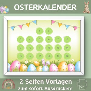 Calendrier de Pâques | modèle pour les éducateurs | Modèle de Pâques | Modèle Maternelle | Maternelle de Pâques | Calendrier pour Pâques | modèle de berceau