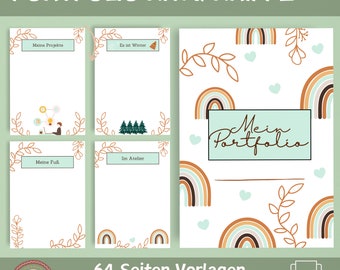 64 Portfolio Templates | Templates for Educators | Portfolio Templates for Nursery Schools | Portfolio for Kindergartens | Portfolio for Daycare Centers | Portfolio Templates