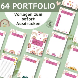 Kindergarten portfolio | Portfolio templates | Kindergarten templates | Nursery portfolio | Templates for educators | Daycare portfolio templates