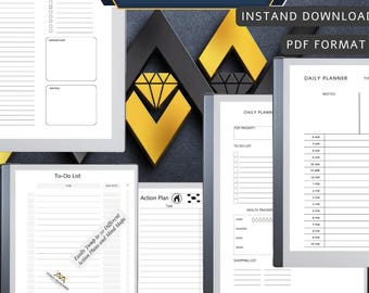 reMarkable 2 To-Do List Templates, Digital Task Planner (Digital Download)