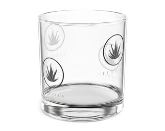 Vaso Rocks para amantes del tequila, amantes del agave, vaso Rocks único, regalo para amantes del tequila, vasos de bebida sureños, vaso de bar personalizado, 10 oz