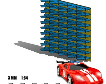 Digital File Collector&#39;s Display 50 Hotwheels 1:64