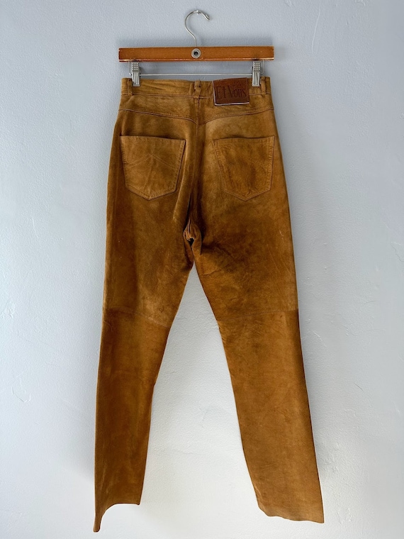 Vintage Suede Pants, Tan Suede Pants, Leather Pants, … Gem