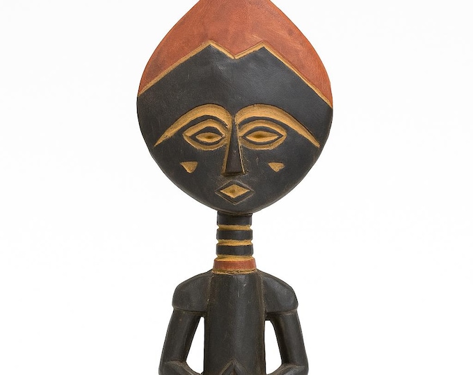 African Tribal Fertility Statue Figurine | Ashanti Asante - Altar Piece | Made in Ghana | Tribal Art | Wood Wooden | Home Decor | Folk Art