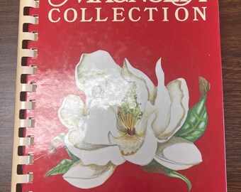 Vintage Cookbook Magnolia Collection 1985 Spiral Bound Gene Westbrook 1st Edition | Author Signed