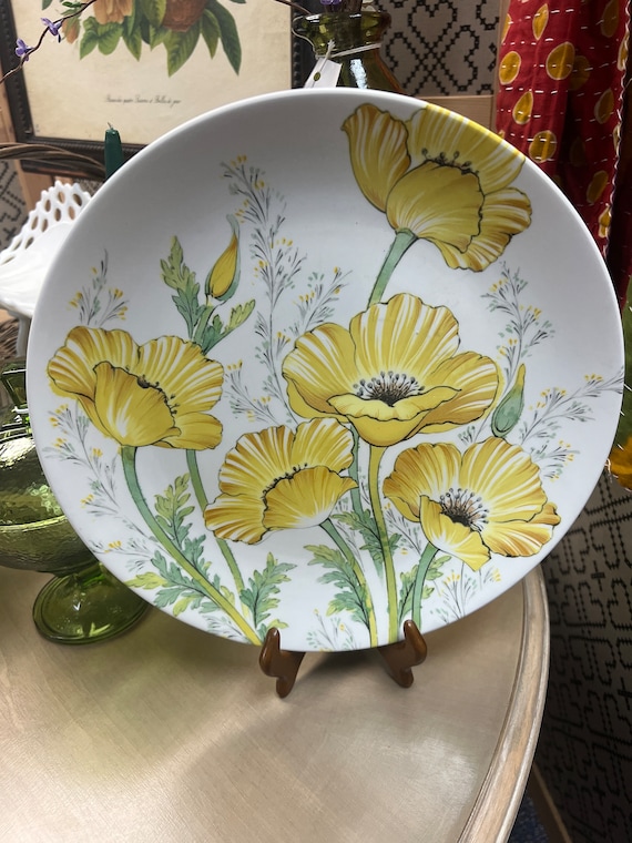 『春うー特価』　Noritake 『Posy』　1948年　スープチュリン Noritake Craftone Buttercup 8769 Serving Platter Chop Plate