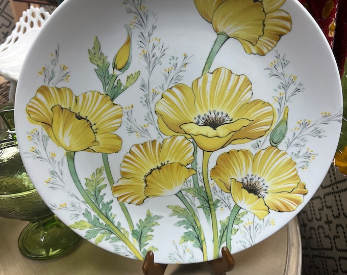 Noritake Craftone Buttercup 8769 Serving Platter Chop Plate Charger Plate Floral