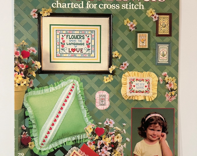 Hearts & Flowers, Leisure Arts, Pattern Leaflet #230, 1982