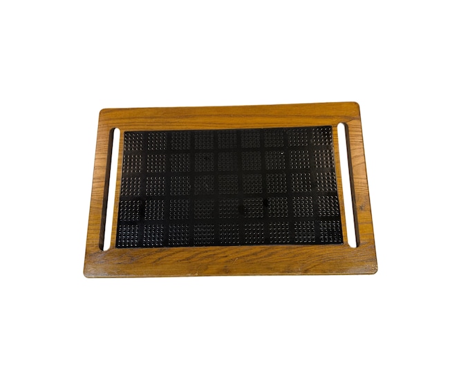 Solid Wood Handled Tray | Levenger Laptop Board | Handmade Portable Desk | Mid Century Design | Office Accessories | Unique Gifts Wooden