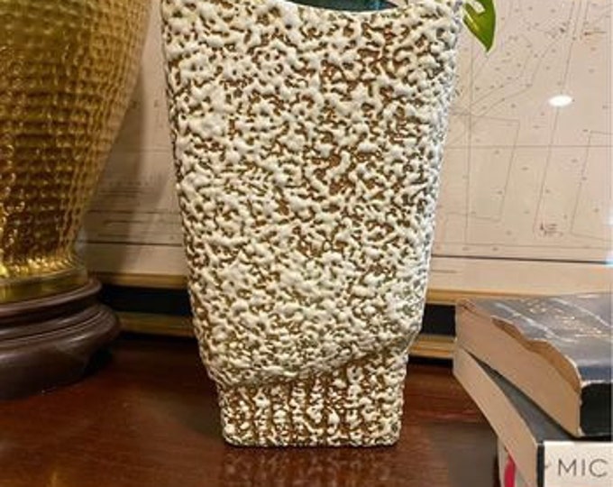 Stanford Sebring | Mid Century | Splatter | Vase | Pottery | Ceramic | Vintage