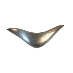 Sterling Silver Brooch Pin | Boomerang Seagull Mid Century Modernist Danish Denmark | Hans Hensen Style | Jewelry Wearable Art Pendant