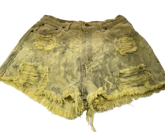 Levis Denim Cutoff Y2k Distressed Levi 560 Cut off Jean Shorts