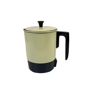 West Bend Hot pot | Model HB 400 4 Cup Almond | Enameled Aluminum | Coffee Water Hot Dish Small Appliance | Camping Travel Electric Cord