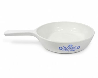 Corning Ware Sauce Pan Skillet Blue Cornflower 6 1/2 inch P-83-B No Lid Vintage